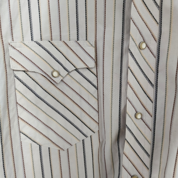 Vintage Wrangler Pearl Snap - Picture 6 of 7